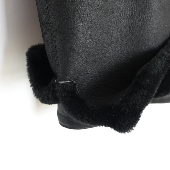 Dominic Bellissimo DesigneBlack Sheerling/Rason Reversible Winter Coat Size 12/L - Picture 5 of 9